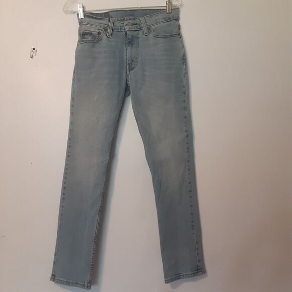 Levi's 511 Light Blue Adult Men's Denim Jeans Size 29x30 Stretch - Picture 1 of 9